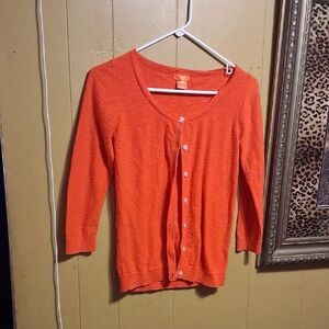 Joe Fresh Orange Women's Cardigan